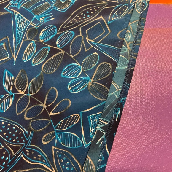 Blue Floral Maxi Dress - Picture 5 of 6